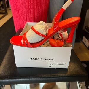 Marc Fisher Women's Bold Red Heels